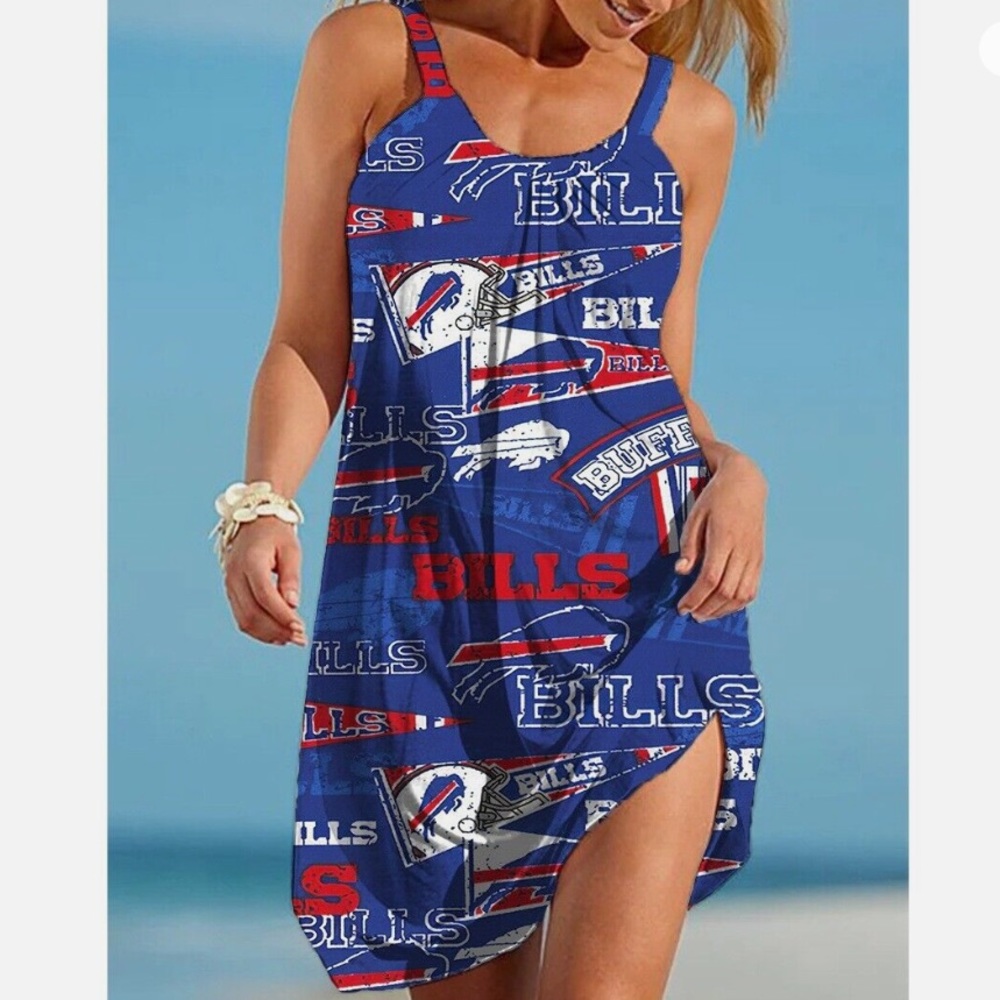 Buffalo Bills women’s swimsuit cover up/light dress